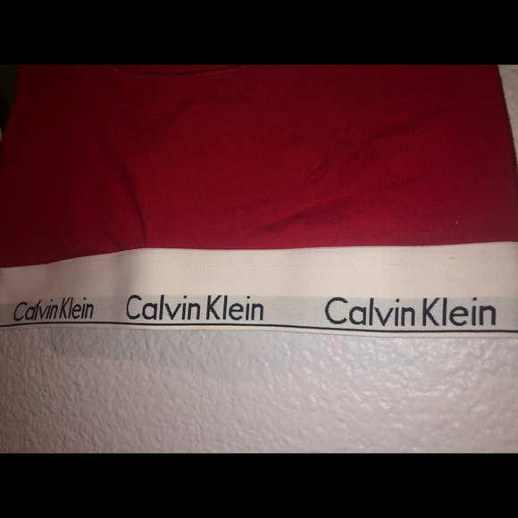 Red Calvin Klein Bra - Picture 3 of 4